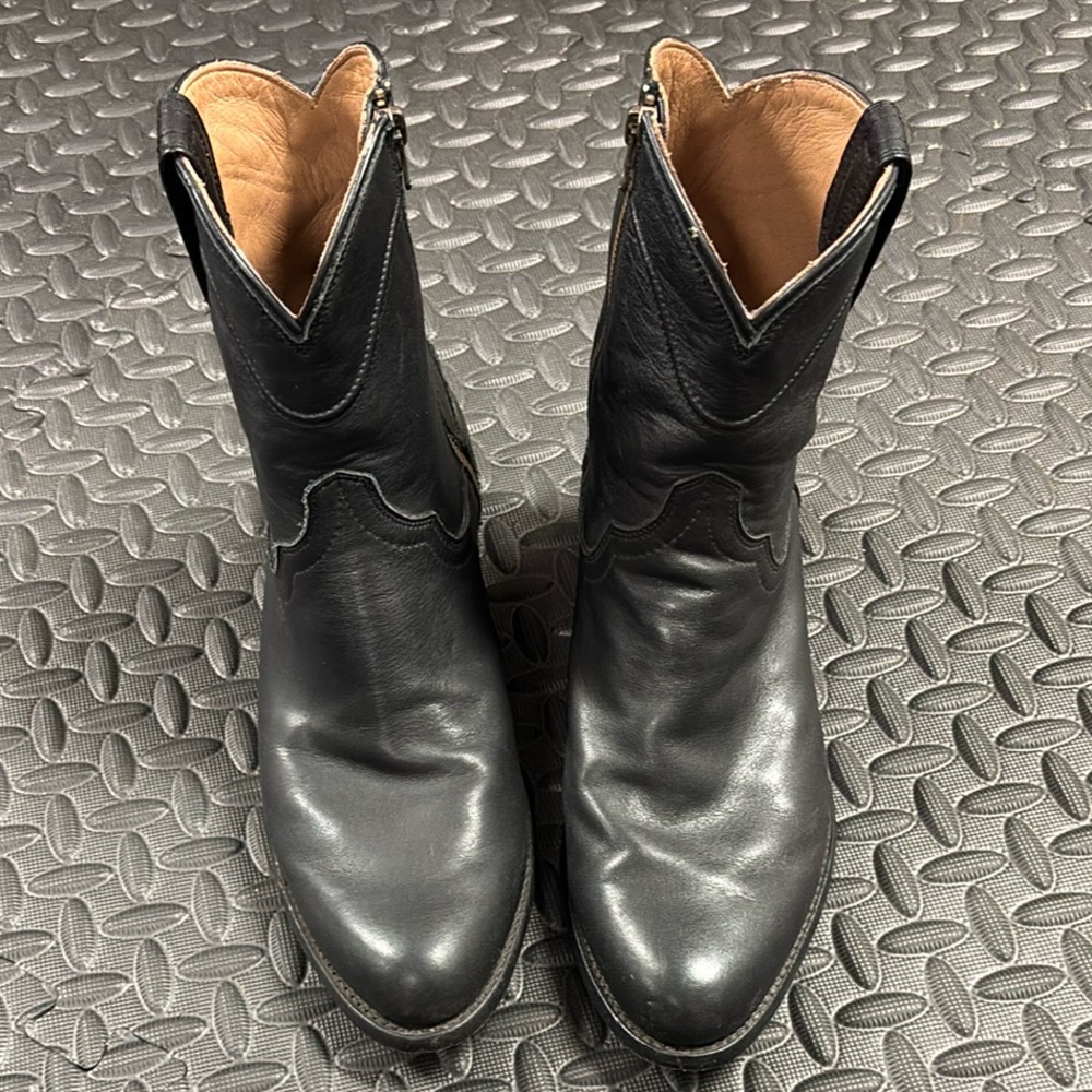 Tecovas Black Leather Boots